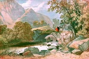 In der Nähe von Bettws-y-Coed, Nordwales, um 1900