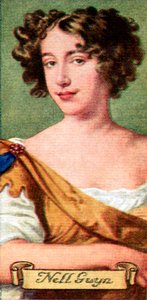 Nell Gwyn, aus einer Serie von Zigarettenkarten, 1935