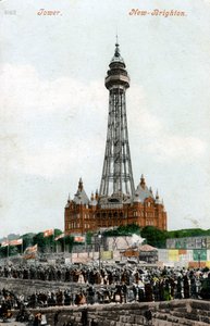 New Brighton Tower, Wallasey, Cheshire, ca. 1898-1921