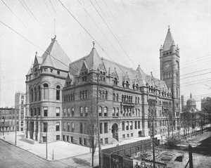 Neues Rathaus, Cincinnati, Ohio, USA, ca. 1900