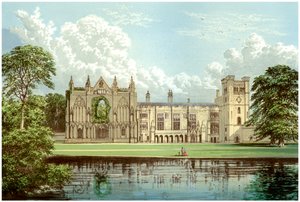 Newstead Abbey, Nottinghamshire, Heimat der Familie Webb, ca. 1880