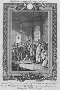 Odo Bischof von Bayeux, Earl of Kent, von seinem Bruder Wilhelm dem Eroberer gefangen genommen, ca. 1787