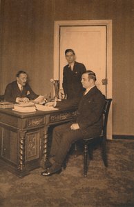 Büro des Sekretärs an der kubanischen Botschaft in Brüssel, Belgien, 1927 von Unbekannt