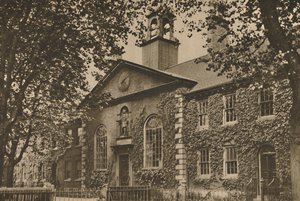 Alte Armenhäuser in der Kingsland Road, umgewandelt in ein Möbelmuseum