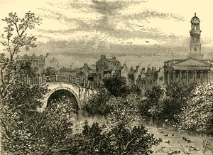 Alte Brücke über den See, Regents Park, 1847, um 1876