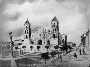 Alte Kathedrale von Santiago de Cuba, 1523, 1920er Jahre