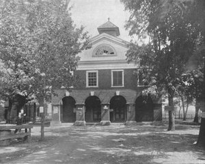 Altes Gerichtsgebäude, Bowling Green, Virginia, USA, ca. 1900