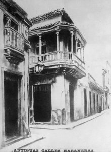 Straßen von Alt-Havanna, 18. Jahrhundert, 1920er Jahre