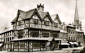 Altes Haus, Hereford, Herefordshire, frühes 20. Jahrhundert von Unbekannt