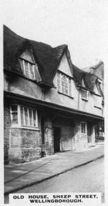 Altes Haus, Sheep Street, Wellingborough, Northamptonshire, um 1920er von Unbekannt