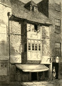 Alte Häuser in der Wych Street, 1881 von Unbekannt