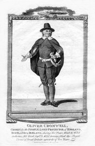Oliver Cromwell, englischer Militärführer und Politiker, 1706 von Unbekannt
