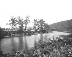 Am Conemaugh, in der Nähe von New Florence, Pennsylvania, USA, um 1900 von Unbekannt