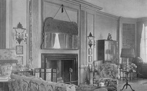 Eine Seite des Salons, Haus von Mrs. WK Vanderbilt, New York, 1924