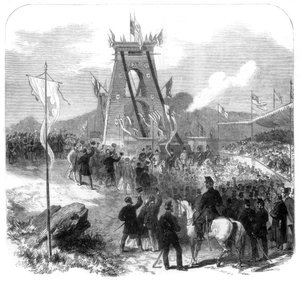 Eröffnung der Clifton-Hängebrücke, Bristol, 1864