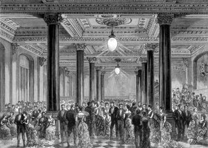 Eröffnungssoirée der neuen Büros des Daily Telegraph, Fleet Street, London, 28. Juni 1882