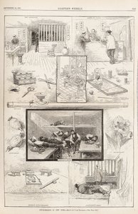 Opiumrauchen in New York aus Harpers Weekly, 24. September 1881, 1881 von Unbekannt