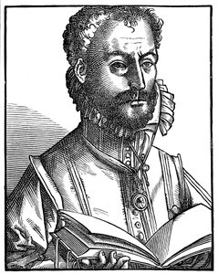 Orlandus Lassus, flämischer Renaissance-Komponist und Musiker, 16. Jahrhundert von Unbekannt