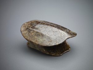 Ornament in Form eines Schildkrötenpanzers, Ming-Dynastie von Unbekannt