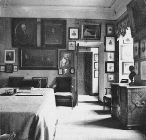 Ostafyevo-Anwesen. Das Karamzin-Zimmer, Ende des 19. Jahrhunderts