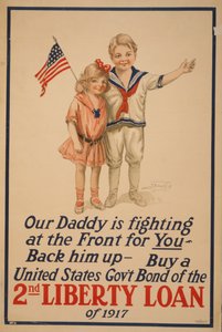 Unser Papa kämpft an der Front für dich. 2. Liberty Loan