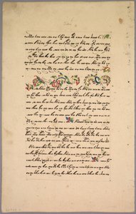Seite aus dem Ramayana, 1800er Jahre