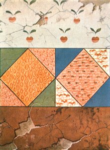 Gemalte Dekoration in der Stasovsky-Krypta, Kimmerischer Bosporus, Kertsch, 1928