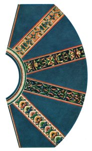 Malerei auf der Kuppel, Chora-Kirche, Konstantinopel [Istanbul, Türkei], 1928