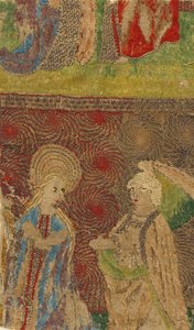 Tafel mit der Jungfrau und Gabriel Annunciate, deutsch, 15. Jahrhundert