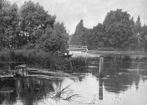 Pangbourne Weir, um 1896