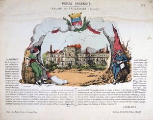 Paris brennt, 1871 von Unbekannt
