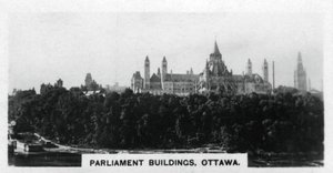 Parlamentsgebäude, Ottawa, Kanada, ca. 1920er