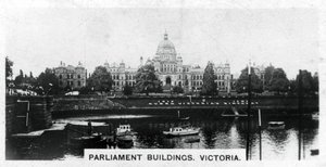 Parlamentsgebäude, Victoria, British Columbia, Kanada, um 1920er