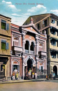 Parsee-Feuertempel, Bombay, Indien, frühes 20. Jahrhundert