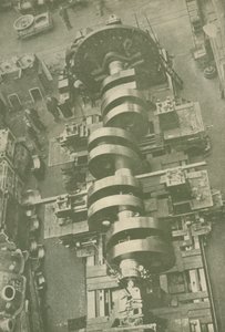 Teil der Kurbelwelle der M.V. Britannic White Star, 27.000 Tonnen, um 1930