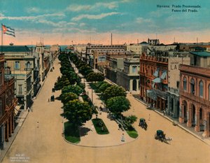 Paseo del Prado, Havanna, Kuba, ca. 1920