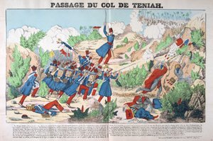 Passage du Col Teniah, Eroberung Algeriens, 12. Mai 1840, Frankreich 19. Jahrhundert