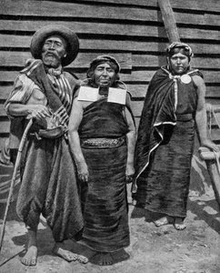 Patagonische Indianer, Argentinien von Unbekannt
