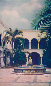 Patio des Hauses der Gastfreundschaft, um 1935 von Unbekannt