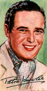 Patric Knowles, 1911-1995, englisch geborener Filmschauspieler, 20. Jahrhundert