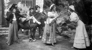 Aufführung von The Gay Gordons, um 1907