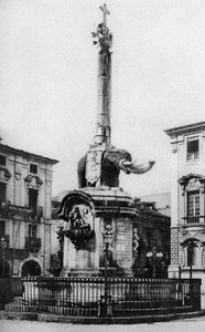 Piazza del Duomo, Domplatz, Catania, Sizilien, Italien, um 1923 von Unbekannt