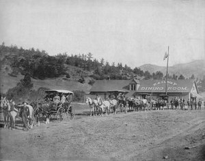 Pikes Peak Col. Mautstraße, ca. 1897