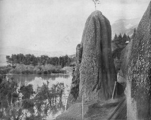 Säulen des Herkules, Columbia River, um 1897 von Unbekannt