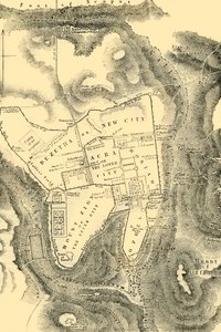 Plan von Jerusalem im ersten christlichen Jahrhundert, 1890