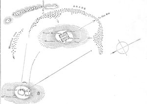 Plan der Schlacht von Abu Kru, 19. Januar 1885, ca. 1885