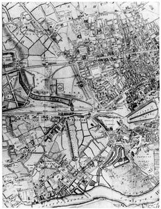 Plan der Pfarrei St. Georges, Hanover Square, London, 1907