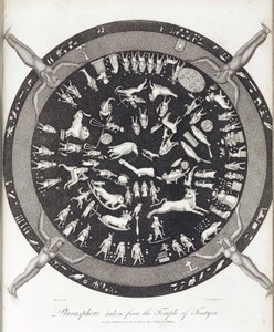 Planisphäre des Tempels von Hathor in Dendera (Ägypten)