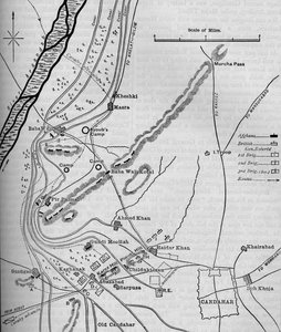 Pläne der Schlacht von Kandahar, 1. September 1880, ca. 1880