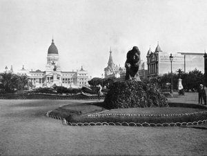 Plaza de Mayo und Kongressgebäude, Buenos Aires, Argentinien